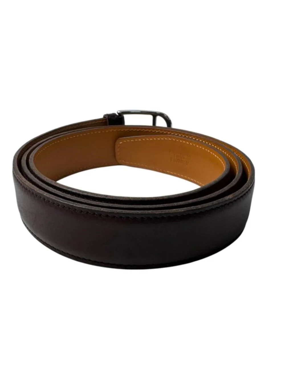 Hermes Belt Roman Silver Leather